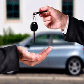 Rental car digital door lock key 