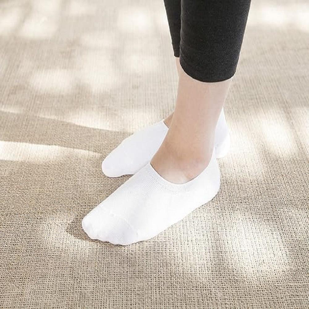 Again 1231 3/6 / 10 pairs Light Casual Non-Slip No Show Ankle Socks for Men and Women