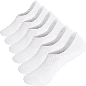 Again 1231 3/6 / 10 pairs Light Casual Non-Slip No Show Ankle Socks for Men and Women