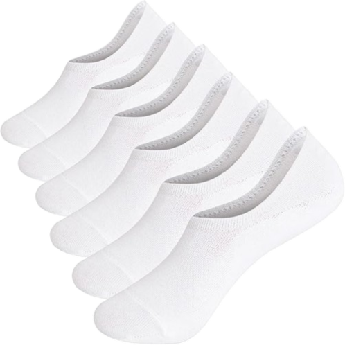 Again 1231 3/6 / 10 pairs Light Casual Non-Slip No Show Ankle Socks for Men and Women